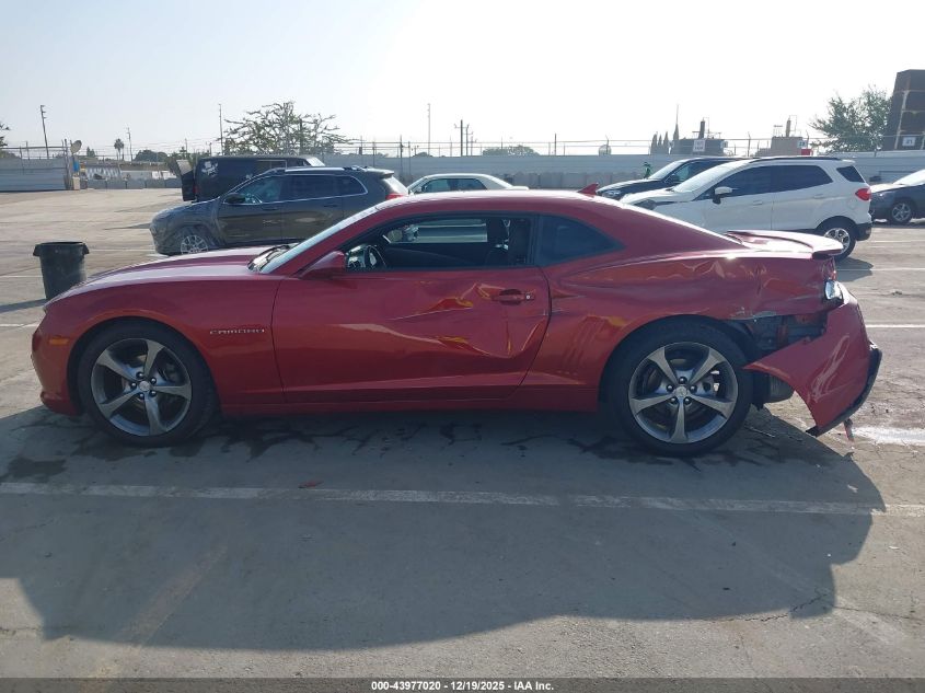 2014 Chevrolet Camaro 2Lt VIN: 2G1FC1E38E9165830 Lot: 43977020