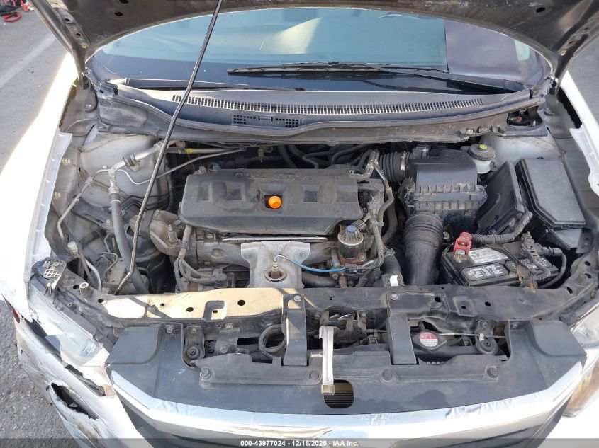 2012 Honda Civic Lx VIN: 2HGFB2F51CH306631 Lot: 43977024