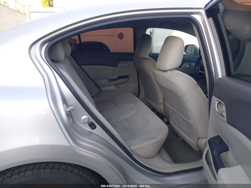 2012 Honda Civic Lx VIN: 2HGFB2F51CH306631 Lot: 43977024