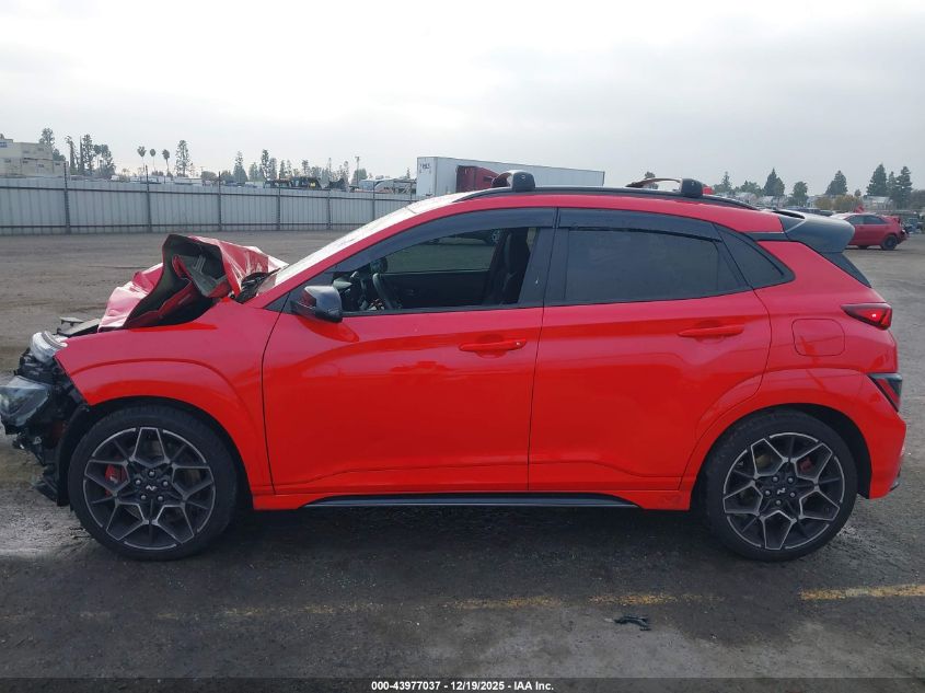 2022 Hyundai Kona N VIN: KM8KH3AC8NU002375 Lot: 43977037