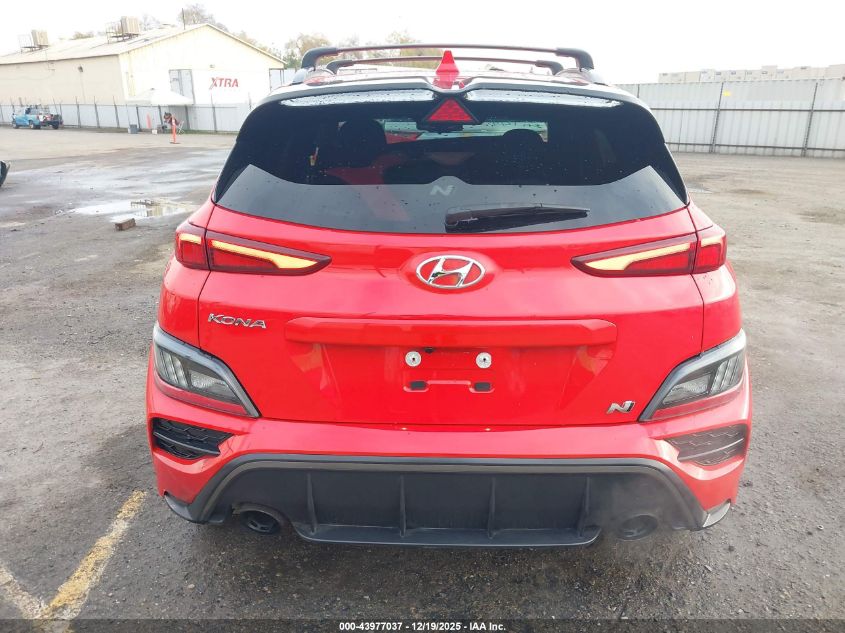 2022 Hyundai Kona N VIN: KM8KH3AC8NU002375 Lot: 43977037