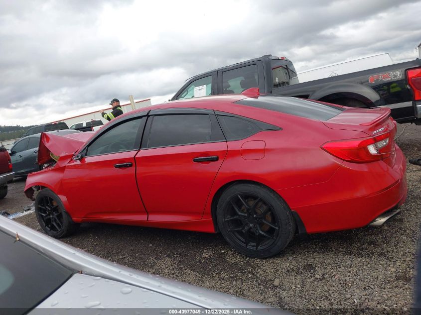 2018 Honda Accord Sport VIN: 1HGCV1F36JA261281 Lot: 43977049