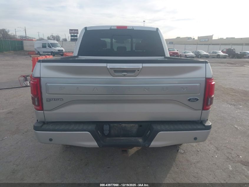 2016 Ford F-150 Platinum VIN: 1FTEW1EG8GFD49804 Lot: 43977068