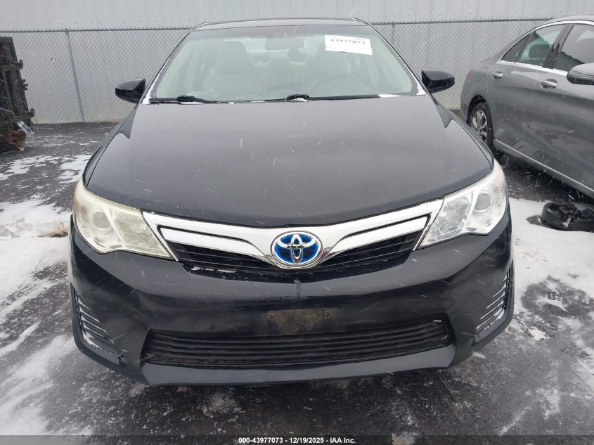 2012 Toyota Camry Hybrid Le VIN: 4T1BD1FK2CU013630 Lot: 43977073