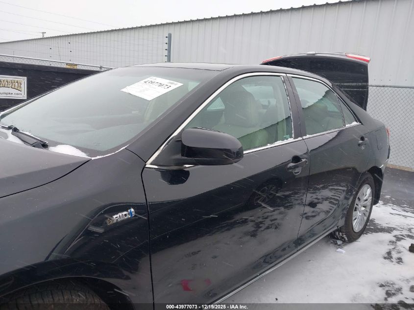 2012 Toyota Camry Hybrid Le VIN: 4T1BD1FK2CU013630 Lot: 43977073