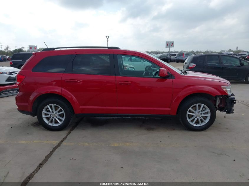 2015 Dodge Journey Sxt VIN: 3C4PDCBG2FT726646 Lot: 43977089