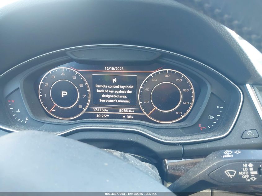 2019 Audi Q5 45 Premium VIN: WA1BNAFY6K2056846 Lot: 43977093