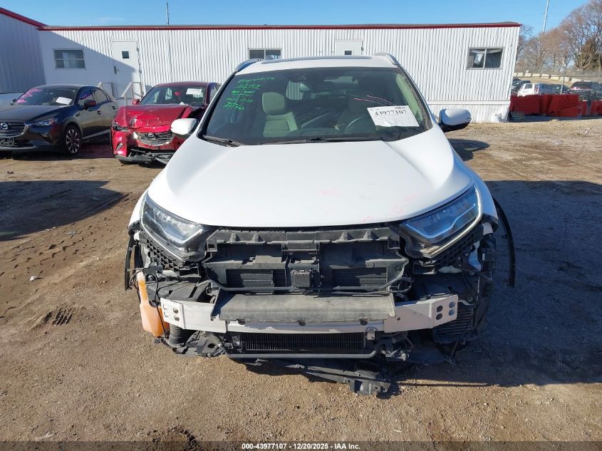 2022 Honda Cr-V Hybrid Touring VIN: 5J6RT6H95NL044256 Lot: 43977107