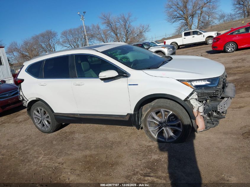 2022 Honda Cr-V Hybrid Touring VIN: 5J6RT6H95NL044256 Lot: 43977107