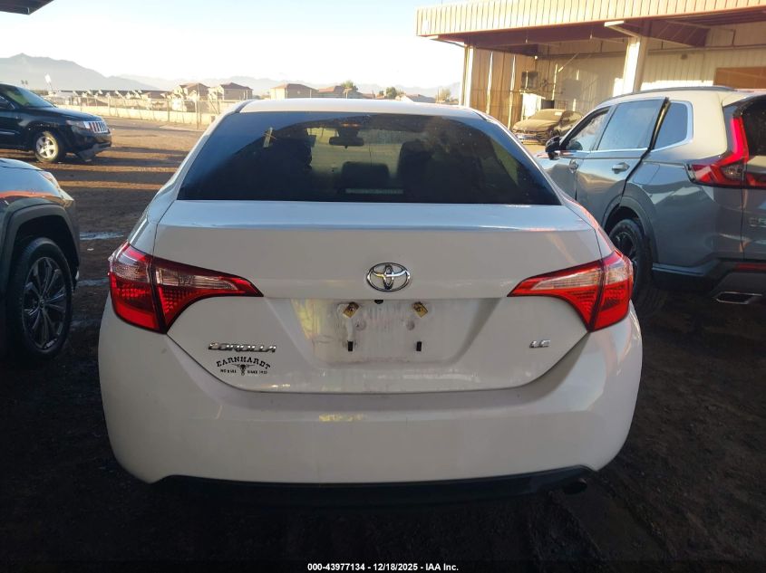 2019 Toyota Corolla Le VIN: 2T1BURHE0KC196208 Lot: 43977134