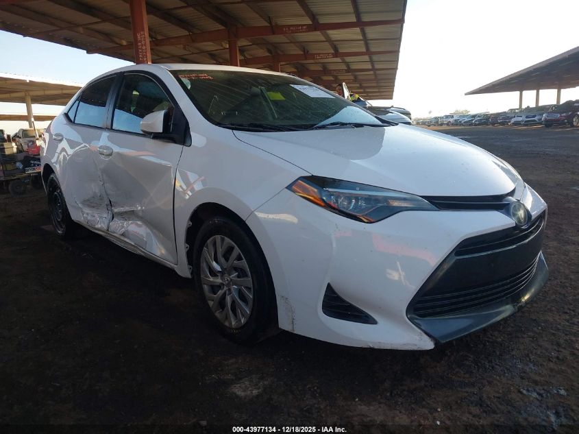 2019 Toyota Corolla Le VIN: 2T1BURHE0KC196208 Lot: 43977134