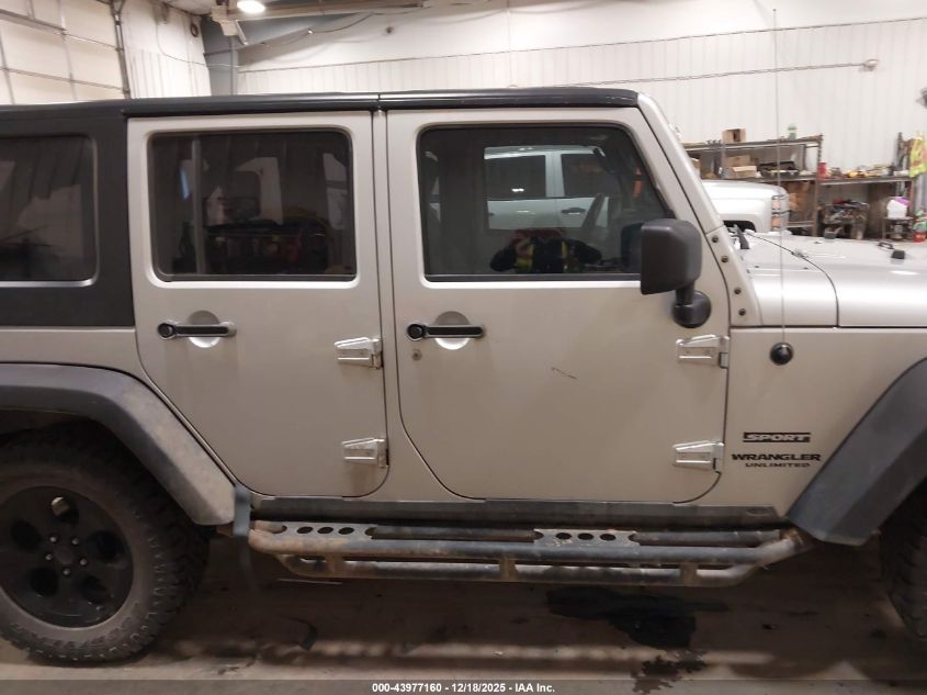 2010 Jeep Wrangler Unlimited Sport VIN: 1J4BA3H16AL207992 Lot: 43977160