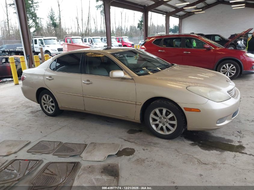 2003 Lexus Es 300 VIN: JTHBF30G736004911 Lot: 43977174