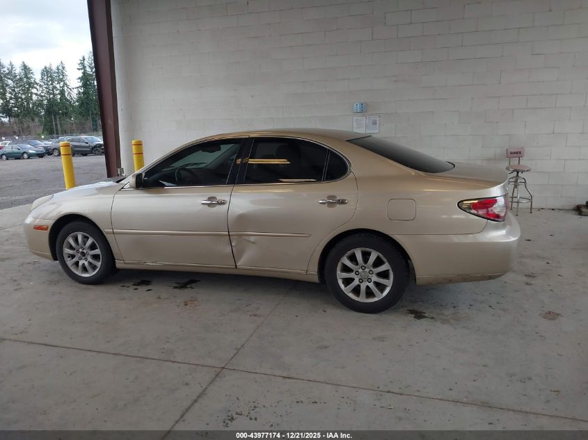 2003 Lexus Es 300 VIN: JTHBF30G736004911 Lot: 43977174