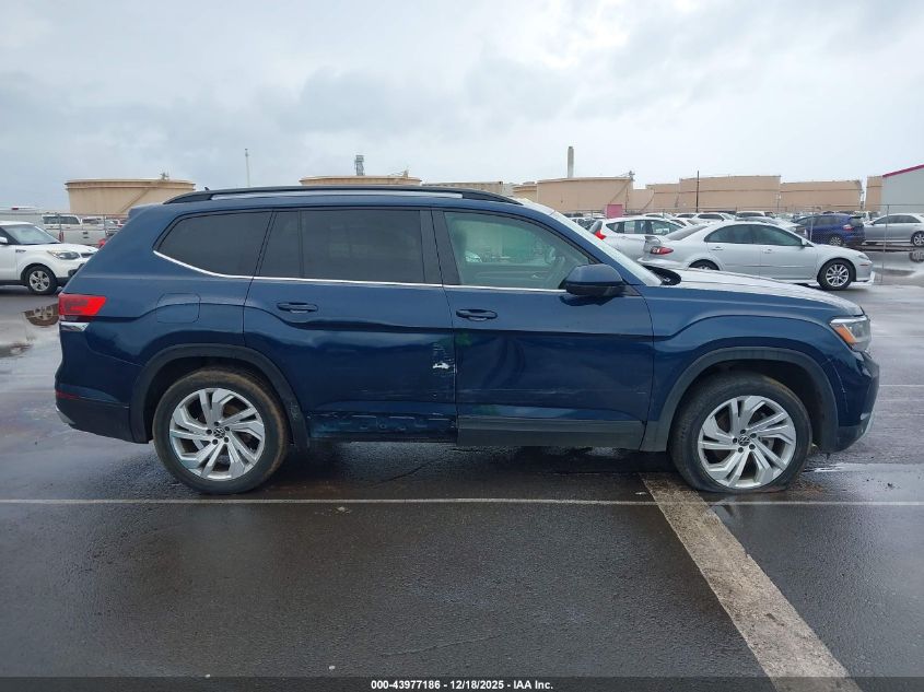 2021 Volkswagen Atlas 3.6L V6 Se W/Technology VIN: 1V2HR2CA4MC555058 Lot: 43977186