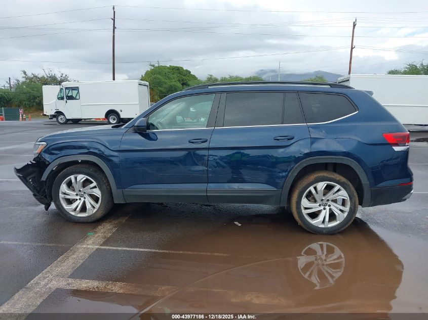 2021 Volkswagen Atlas 3.6L V6 Se W/Technology VIN: 1V2HR2CA4MC555058 Lot: 43977186