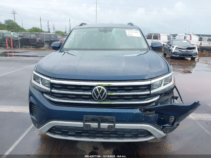 2021 Volkswagen Atlas 3.6L V6 Se W/Technology VIN: 1V2HR2CA4MC555058 Lot: 43977186
