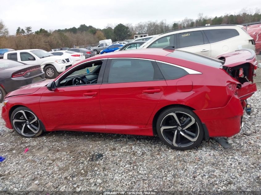 2021 Honda Accord Sport VIN: 1HGCV1F3XMA098820 Lot: 43977190