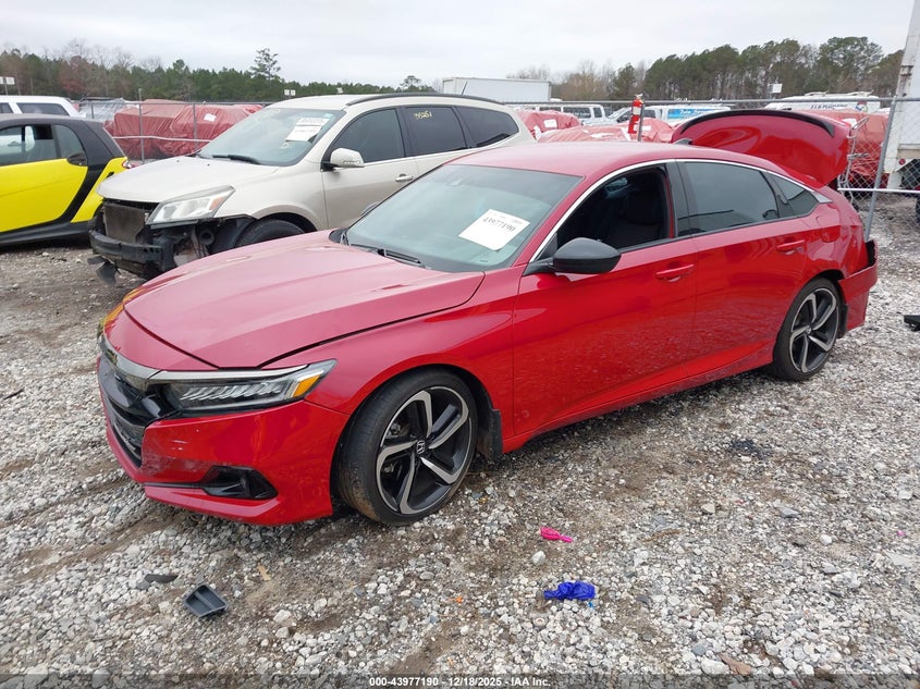 VIN 1HGCV1F3XMA098820 2021 HONDA ACCORD SPORT