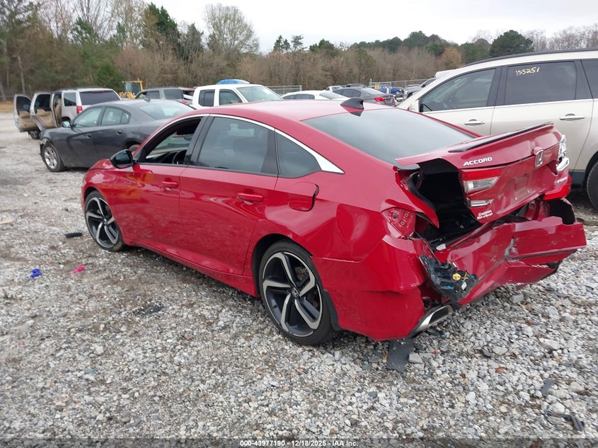 VIN 1HGCV1F3XMA098820 2021 HONDA ACCORD SPORT