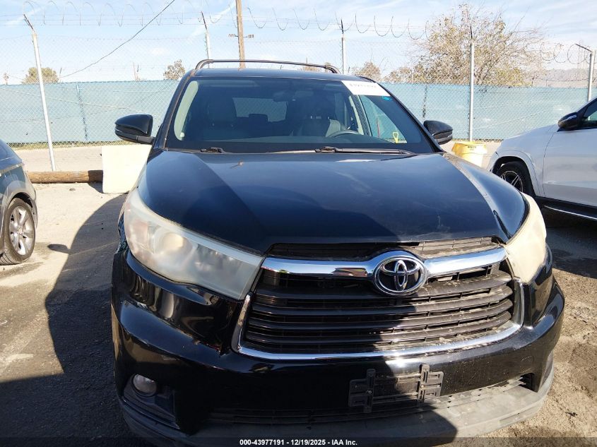 2015 Toyota Highlander Le Plus V6 VIN: 5TDBKRFHXFS095919 Lot: 43977191