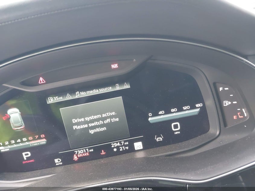 2021 Audi Sq8 Prestige Tfsi Quattro Tiptronic VIN: WA1CWBF16MD019541 Lot: 43977193