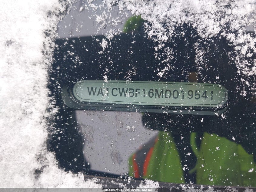 2021 Audi Sq8 Prestige Tfsi Quattro Tiptronic VIN: WA1CWBF16MD019541 Lot: 43977193