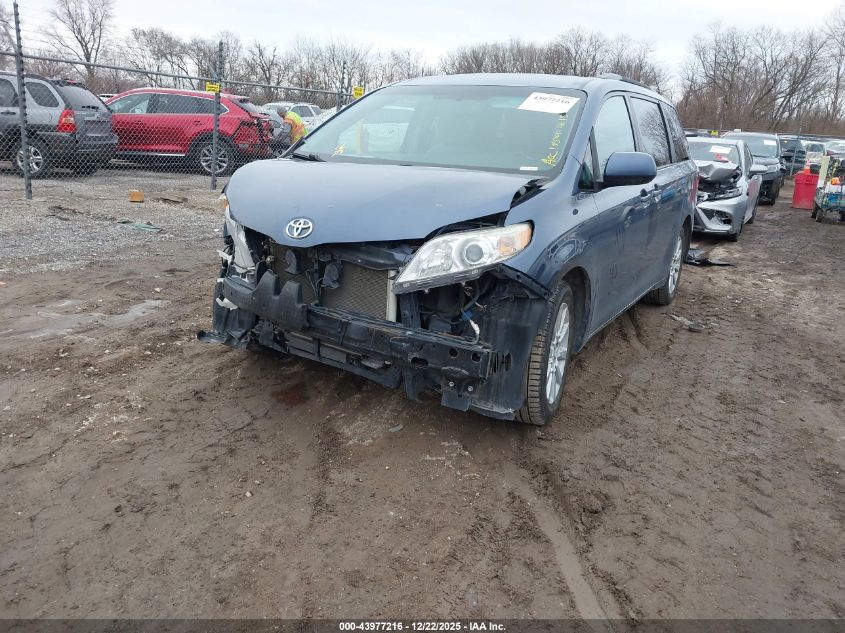 2015 Toyota Sienna Le 7 Passenger VIN: 5TDJK3DCXFS105901 Lot: 43977216