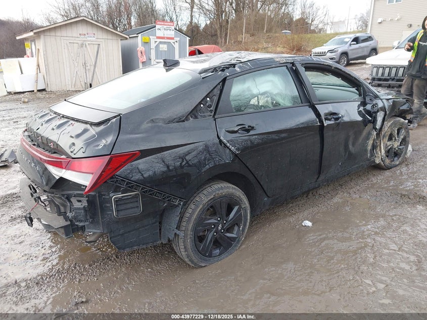 VIN 5NPLS4AG0NH079903 2022 HYUNDAI ELANTRA SEL