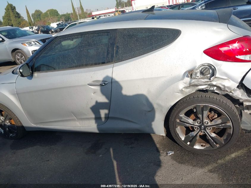 2016 Hyundai Veloster VIN: KMHTC6AD3GU258763 Lot: 43977235