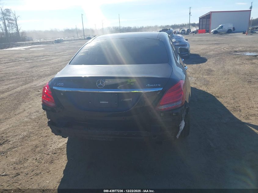 2015 Mercedes-Benz C 300 Sport 4Matic VIN: 55SWF4KB6FU027422 Lot: 43977236