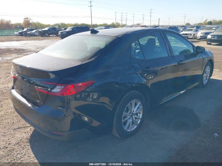2025 Toyota Camry Le VIN: 4T1DAACK8SU031974 Lot: 43977268