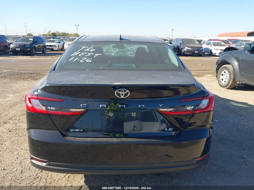 2025 Toyota Camry Le VIN: 4T1DAACK8SU031974 Lot: 43977268