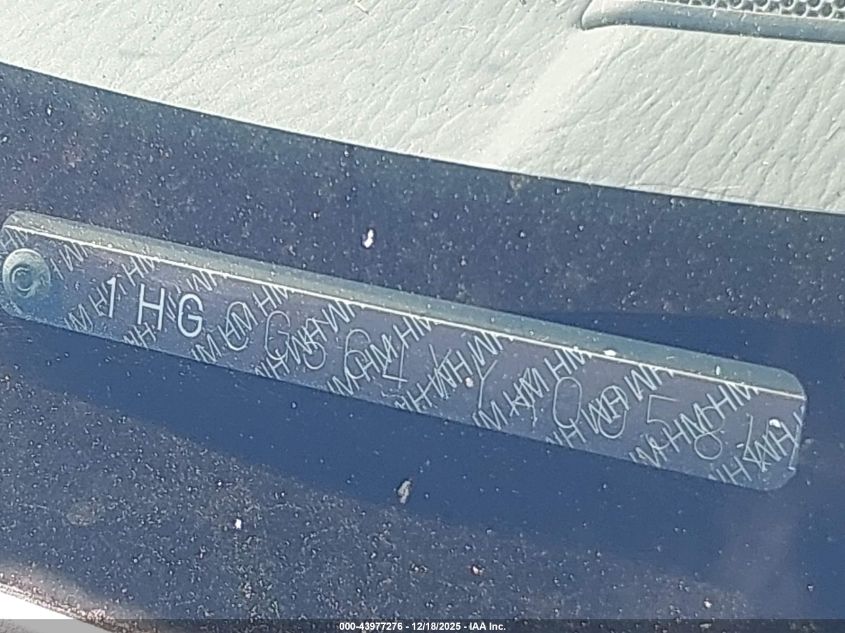 2000 Honda Accord 2.3 Lx VIN: 1HGCG564XYA005844 Lot: 43977276