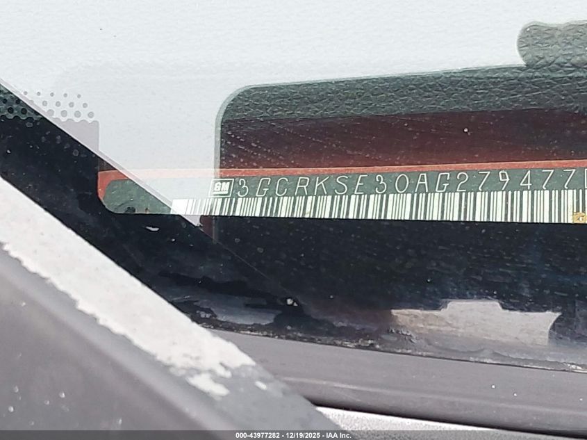 2010 Chevrolet Silverado 1500 Lt VIN: 3GCRKSE30AG279477 Lot: 43977282
