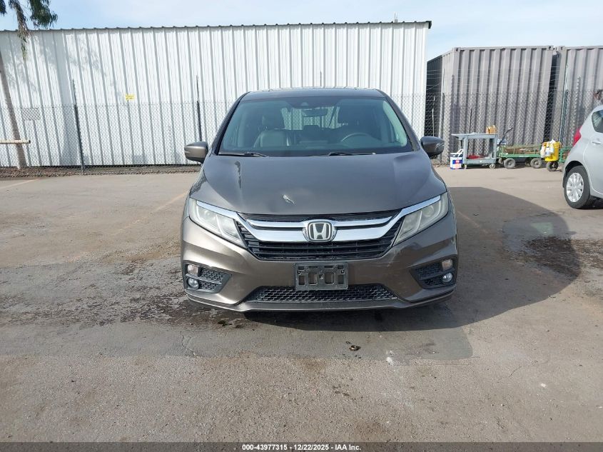 2018 Honda Odyssey Ex-L VIN: 5FNRL6H7XJB009648 Lot: 43977315