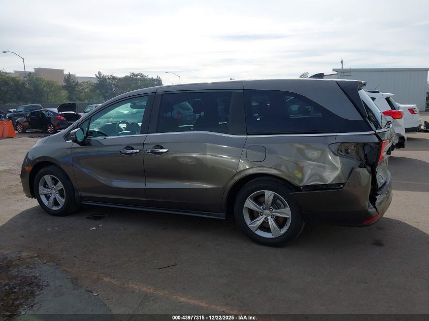 2018 Honda Odyssey Ex-L VIN: 5FNRL6H7XJB009648 Lot: 43977315