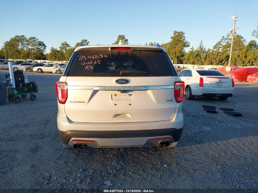 2017 Ford Explorer Platinum VIN: 1FM5K8HT0HGC05250 Lot: 43977324