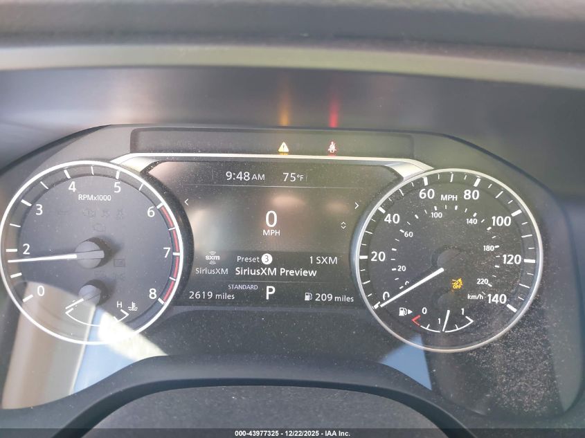 2025 Nissan Rogue Sv Fwd VIN: JN8BT3BA0SW346433 Lot: 43977325