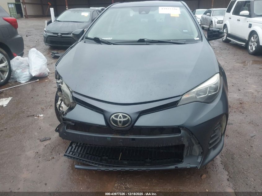2018 Toyota Corolla Se VIN: 5YFBURHE1JP830284 Lot: 43977326