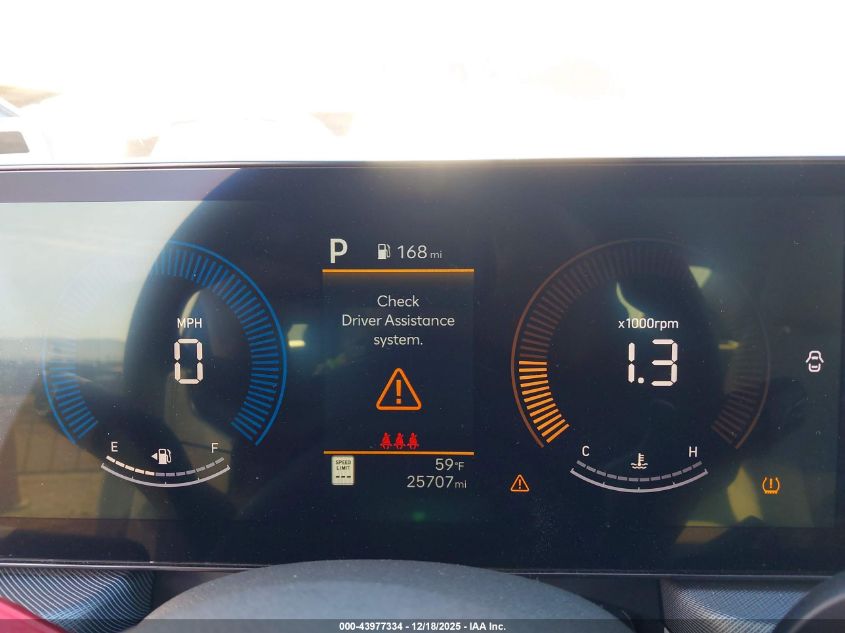 2025 Hyundai Sonata Sel VIN: KMHL64JA1SA451960 Lot: 43977334