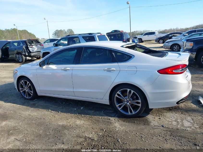 2017 Ford Fusion Titanium VIN: 3FA6P0K95HR391908 Lot: 43977356