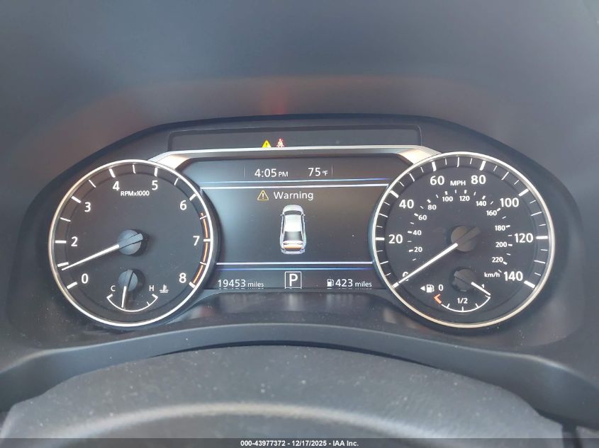 2025 Nissan Altima Sv Fwd VIN: 1N4BL4DV8SN394209 Lot: 43977372