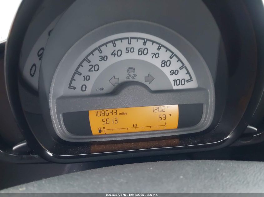 2013 Smart Fortwo Passion VIN: WMEEJ3BA0DK705368 Lot: 43977376