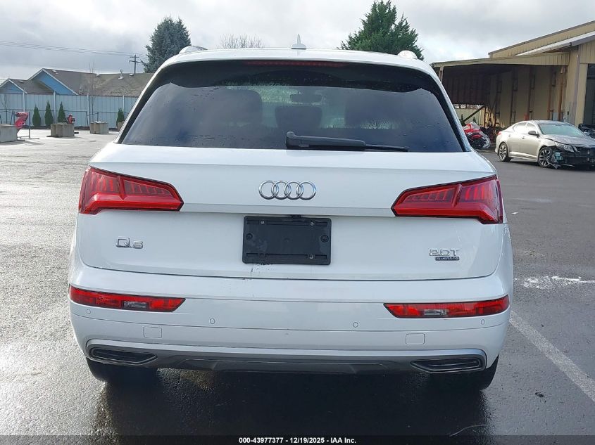 2018 Audi Q5 2.0T Premium/2.0T Tech Premium VIN: WA1BNAFY1J2151877 Lot: 43977377