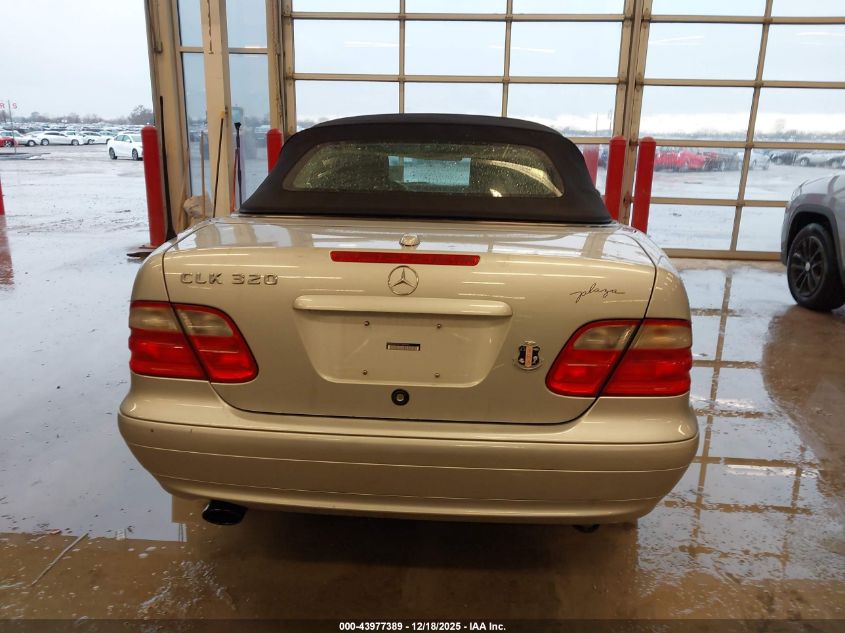 2000 Mercedes-Benz Clk 320 VIN: WDBLK65GXYT044242 Lot: 43977389