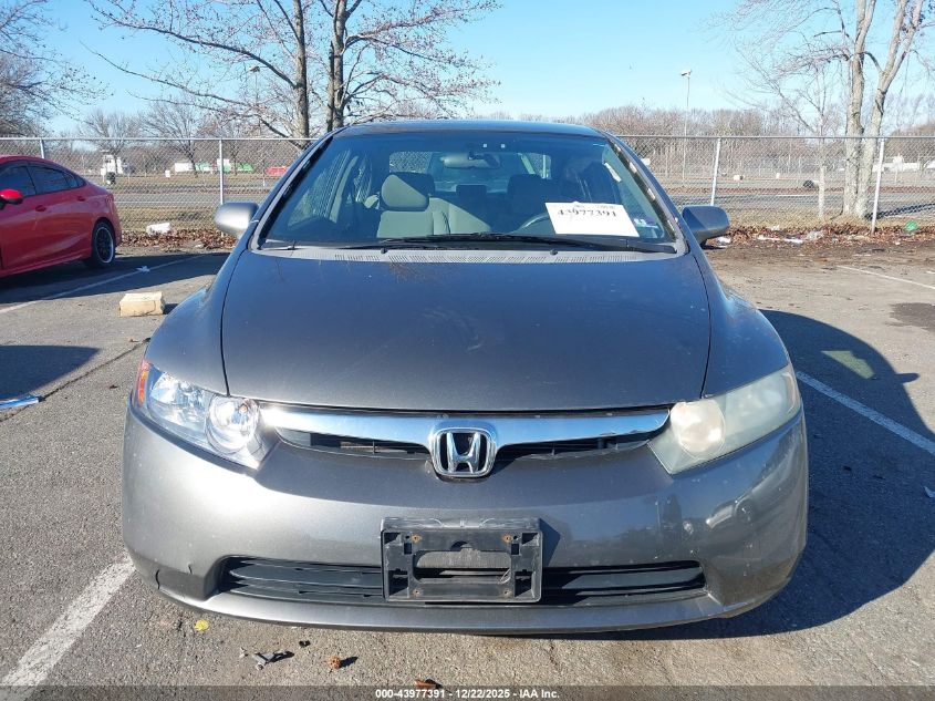 2008 Honda Civic Lx VIN: 2HGFA165X8H324128 Lot: 43977391