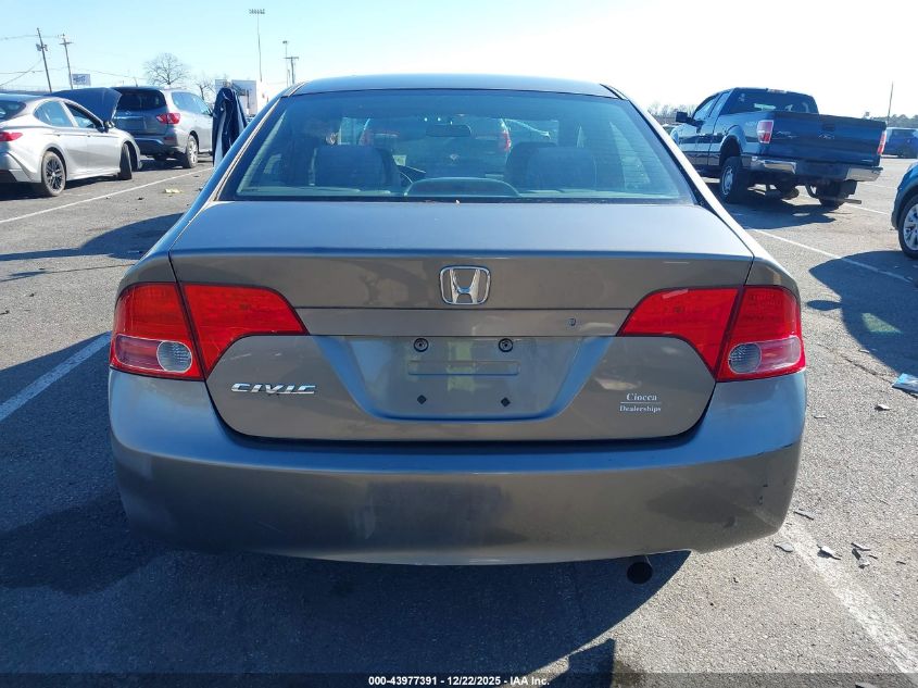 2008 Honda Civic Lx VIN: 2HGFA165X8H324128 Lot: 43977391
