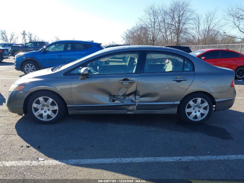 2008 Honda Civic Lx VIN: 2HGFA165X8H324128 Lot: 43977391