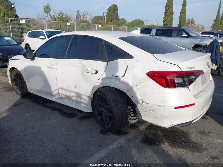VIN 2HGFE2F59NH525461 2022 HONDA CIVIC SPORT